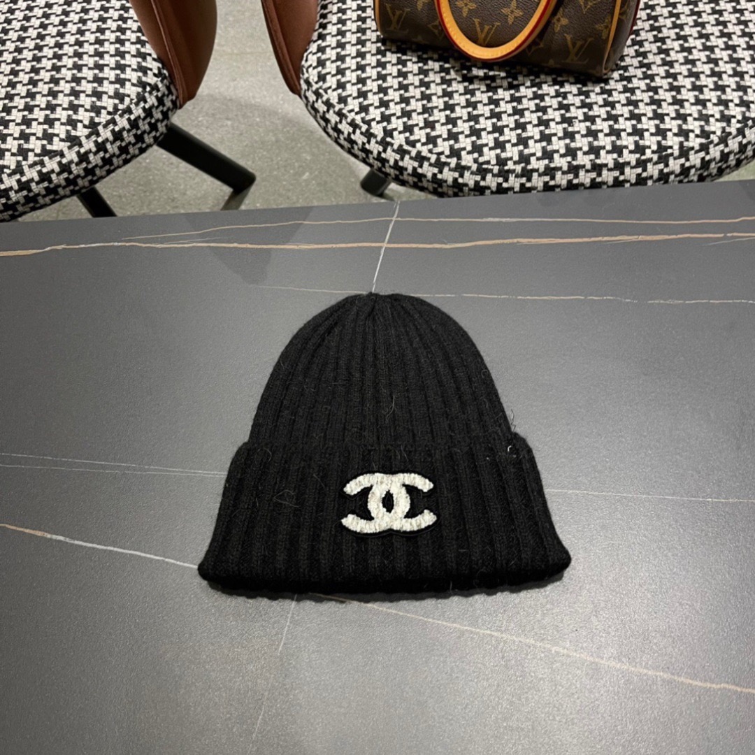 [TOP] CHANEL rabbit Fur Hat - 4 Colors