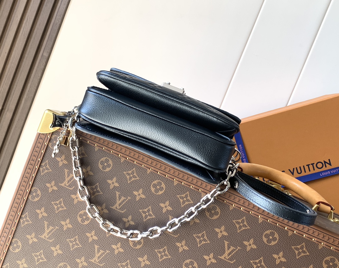 [TOP] Louis Vuitton LV Pochette Métis East West Handbags 21.5x13.5x6cm - Pearl Blue