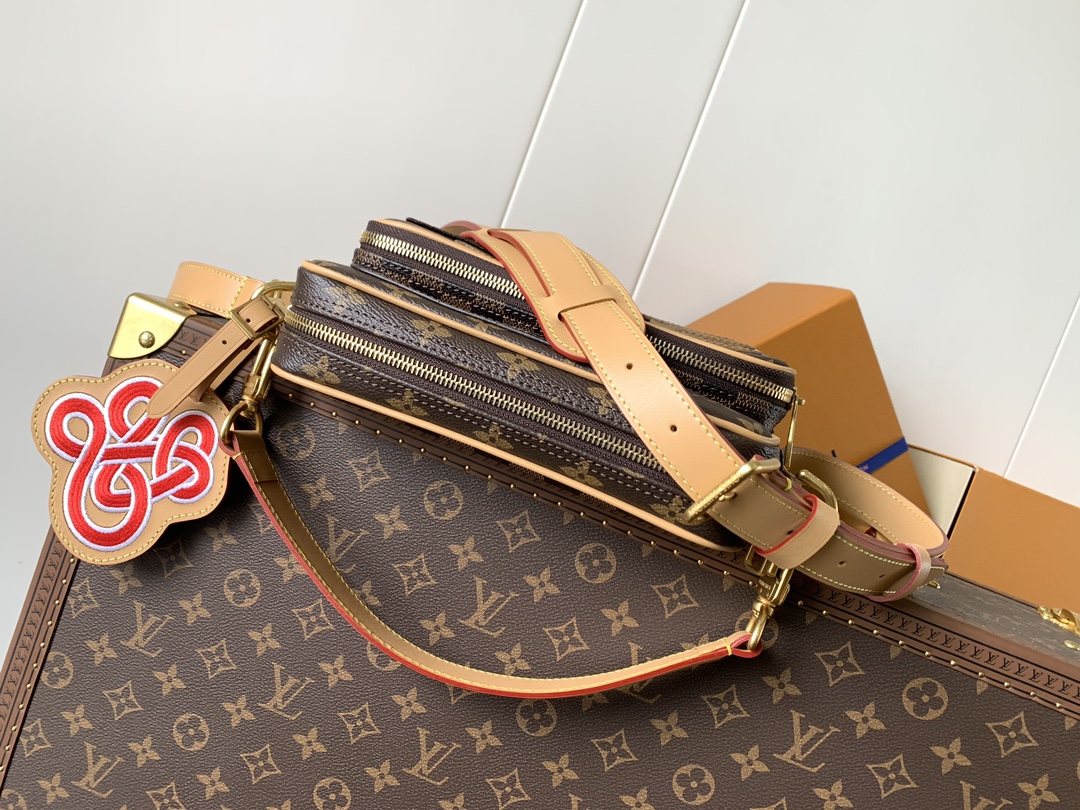 [TOP] Louis Vuitton LV  Monogram Landscape Nil Handbag 25x17.5x11cm - Brown