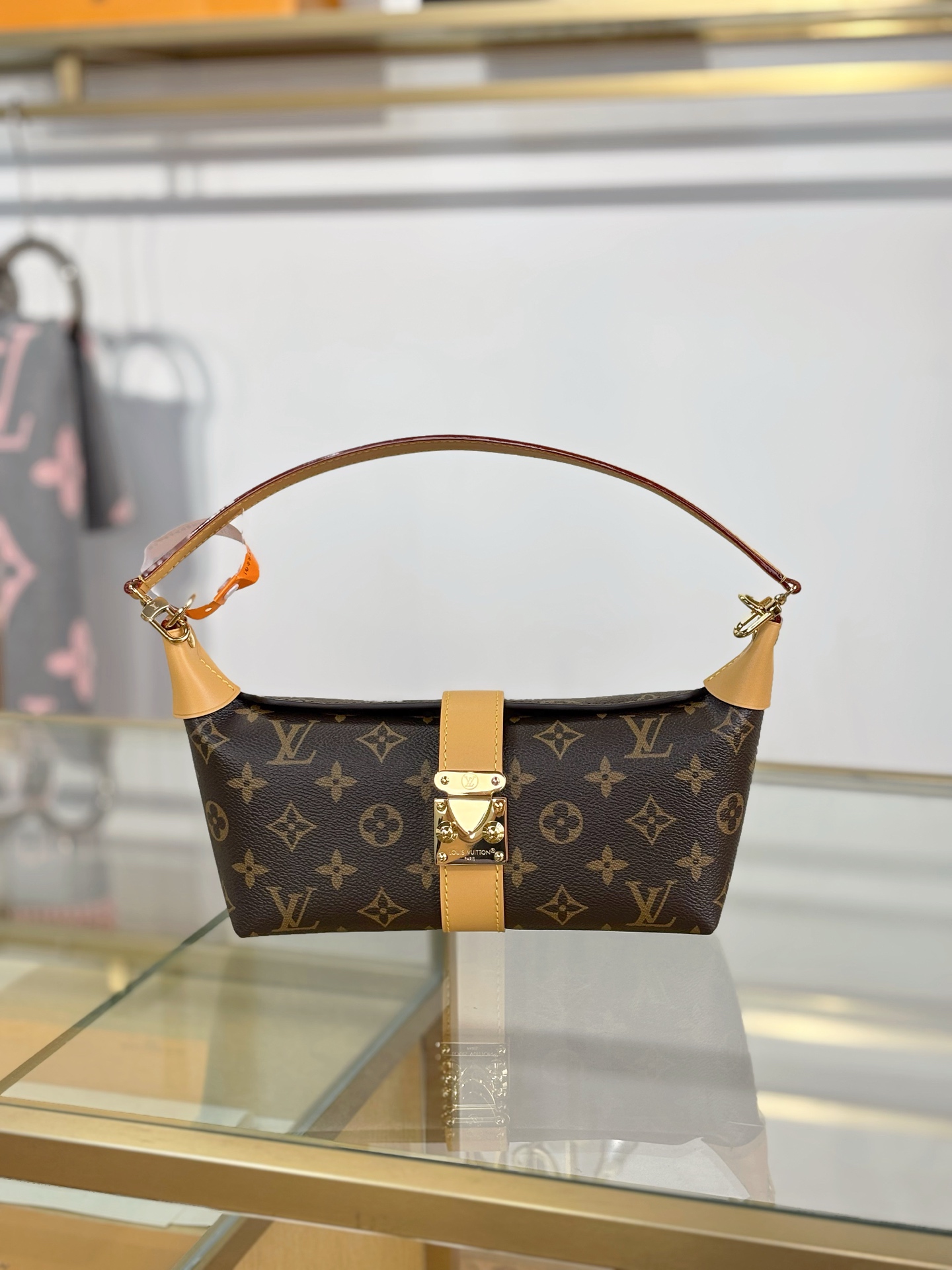 [TOP] Louis Vuitton LV Pochette Mia Bag 22x14.5x8cm - Monogram