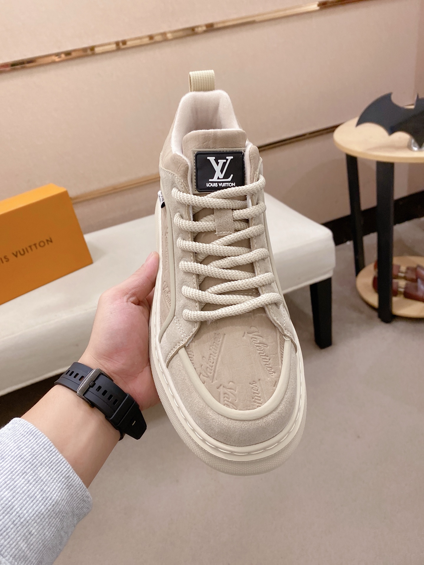 [TOP] Louis Vuitton LV Men's Cowhide Casual Shoes - 2 Colors