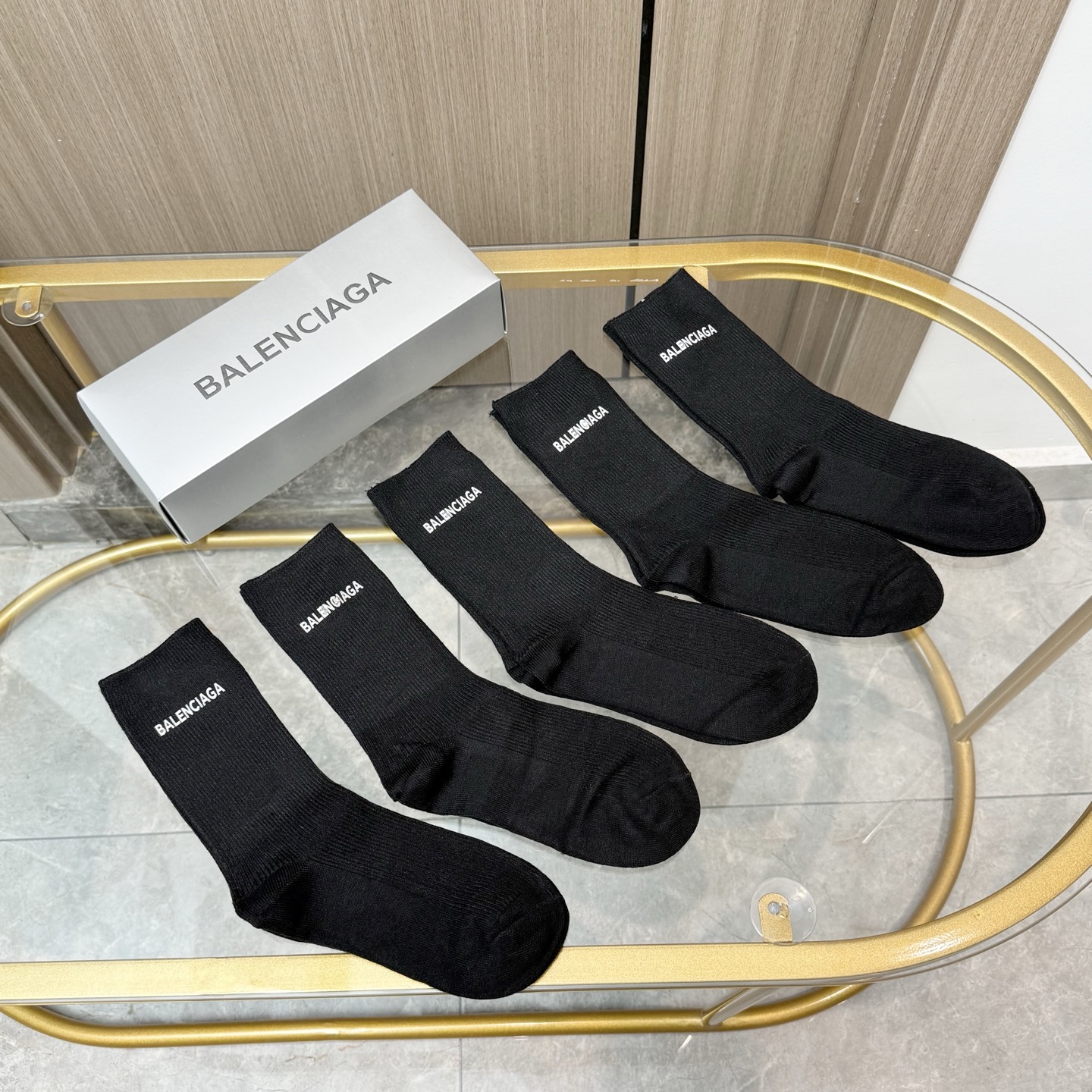 [TOP] BALENCIAGA Socks - 5 Pieces as a Set