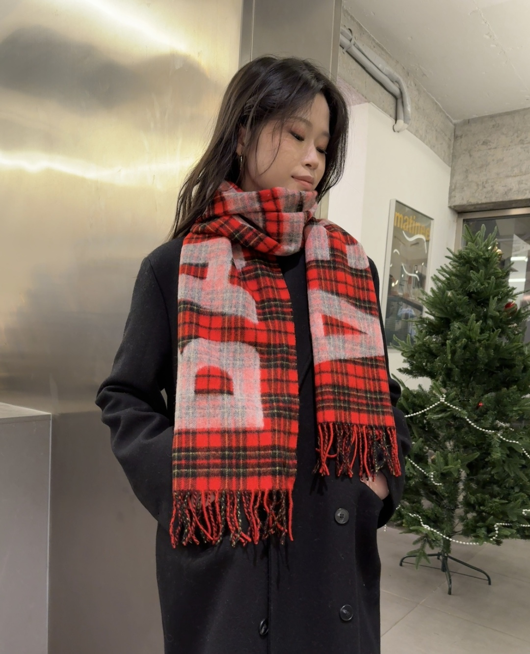 [TOP] BALENCIAGA Cashmere Scarf 30 x 180 cm - 5 Colors