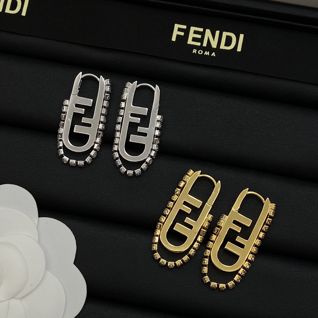 [TOP] FENDI FF Earrings - 2 Colors