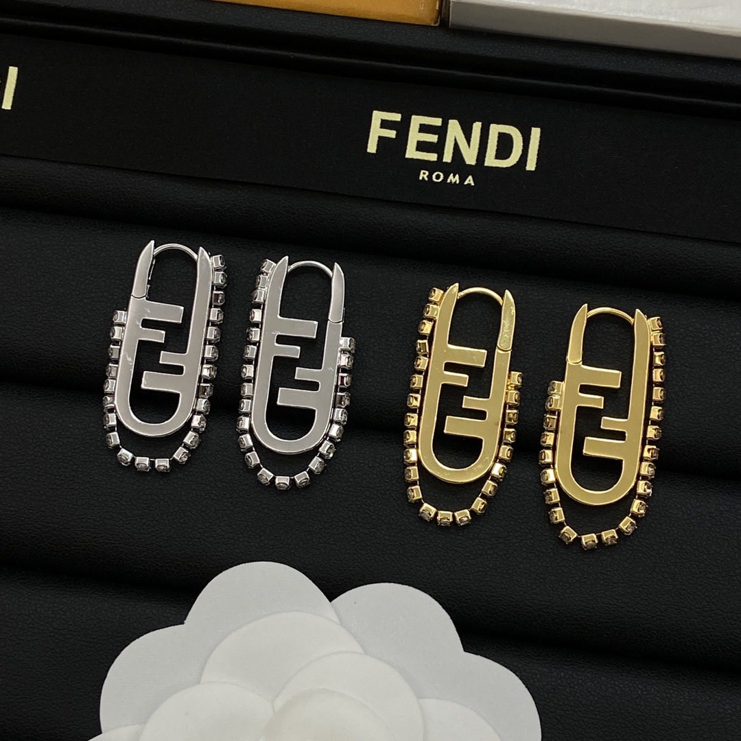 [TOP] FENDI FF Earrings - 2 Colors