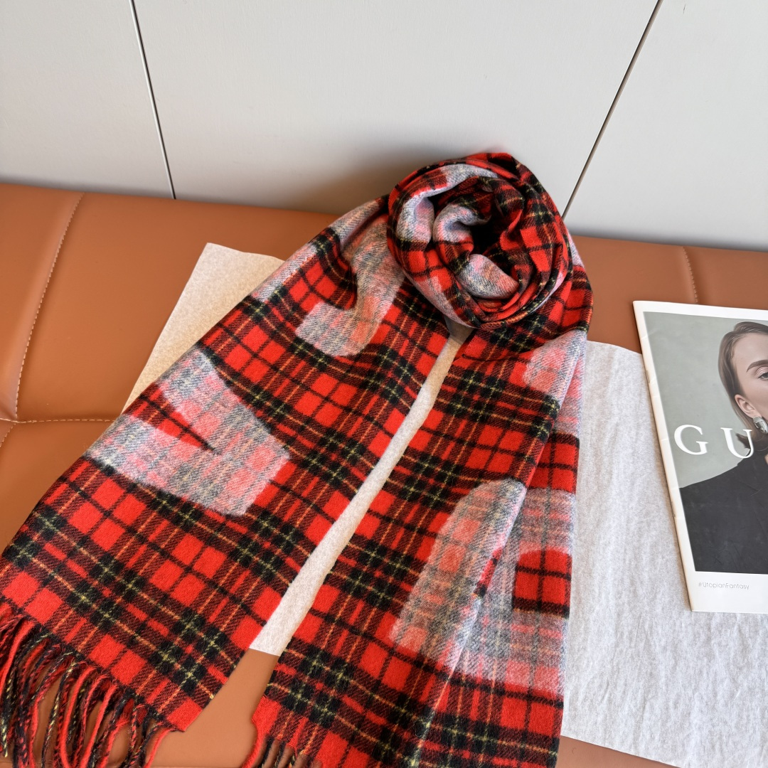 [TOP] BALENCIAGA Cashmere Scarf 30 x 180 cm - 5 Colors