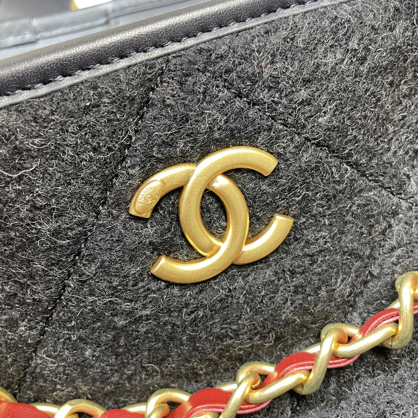 [TOP] CHANEL Cotton Beach Shopping Bag 60*33*12 cm - Black