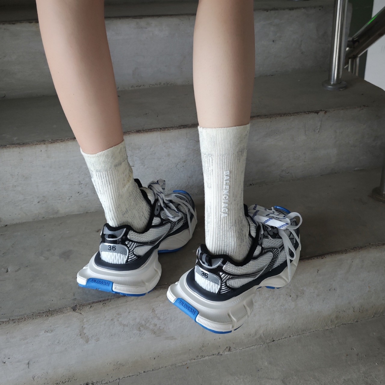 [TOP] BALENCIAGA Socks - 4 Pieces as a Set