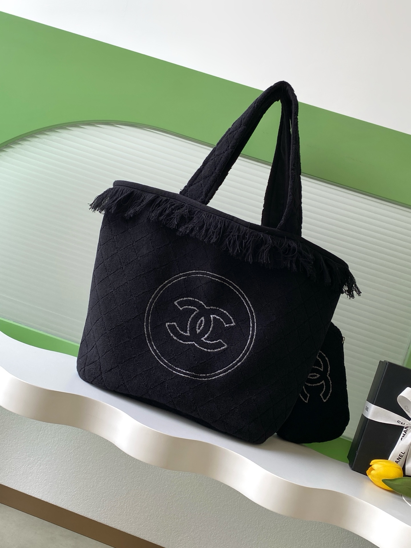 [TOP] CHANEL Coco Beach Bag 38-58-20 cm - 2 Colors