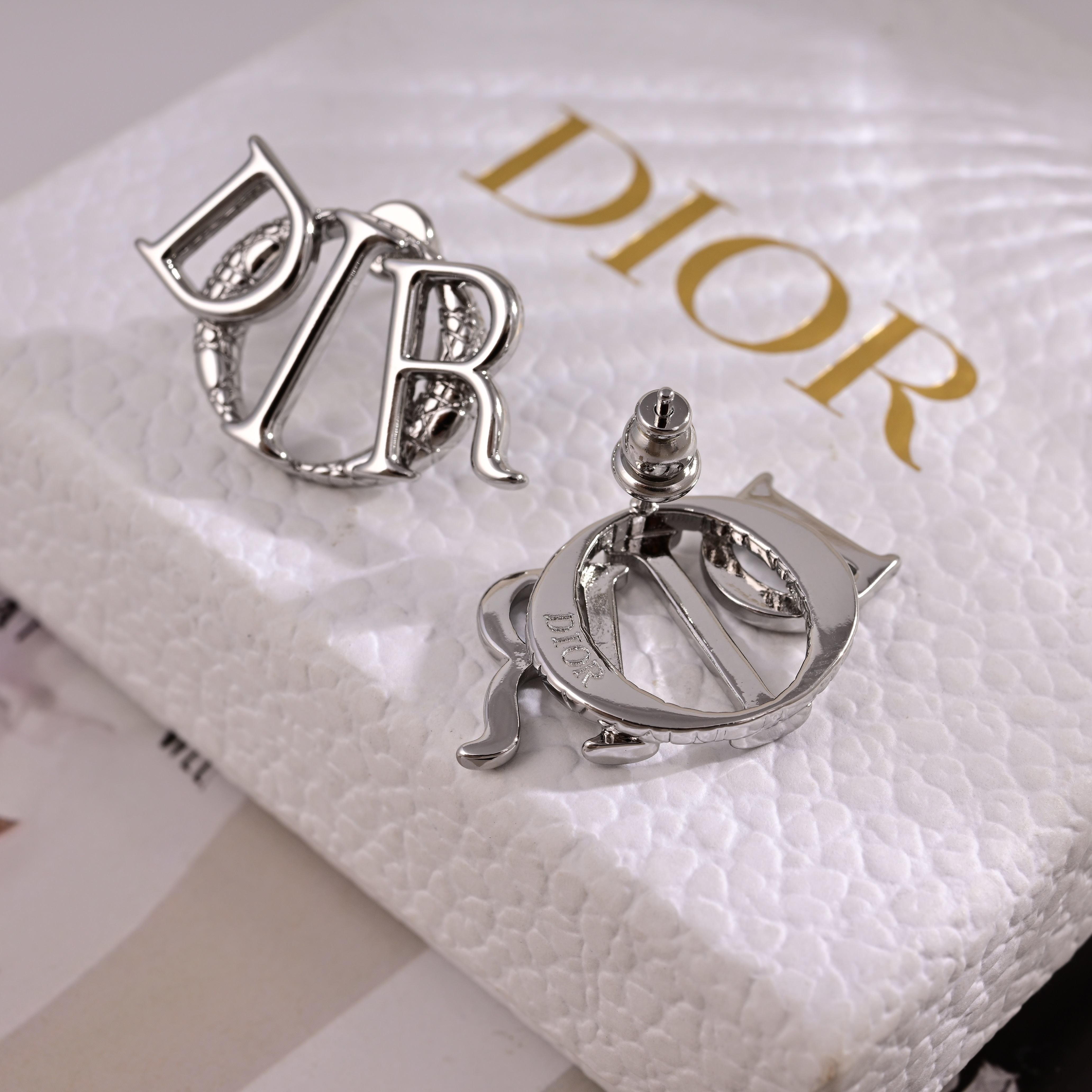 [TOP] Christian Dior Earrings - Sliver