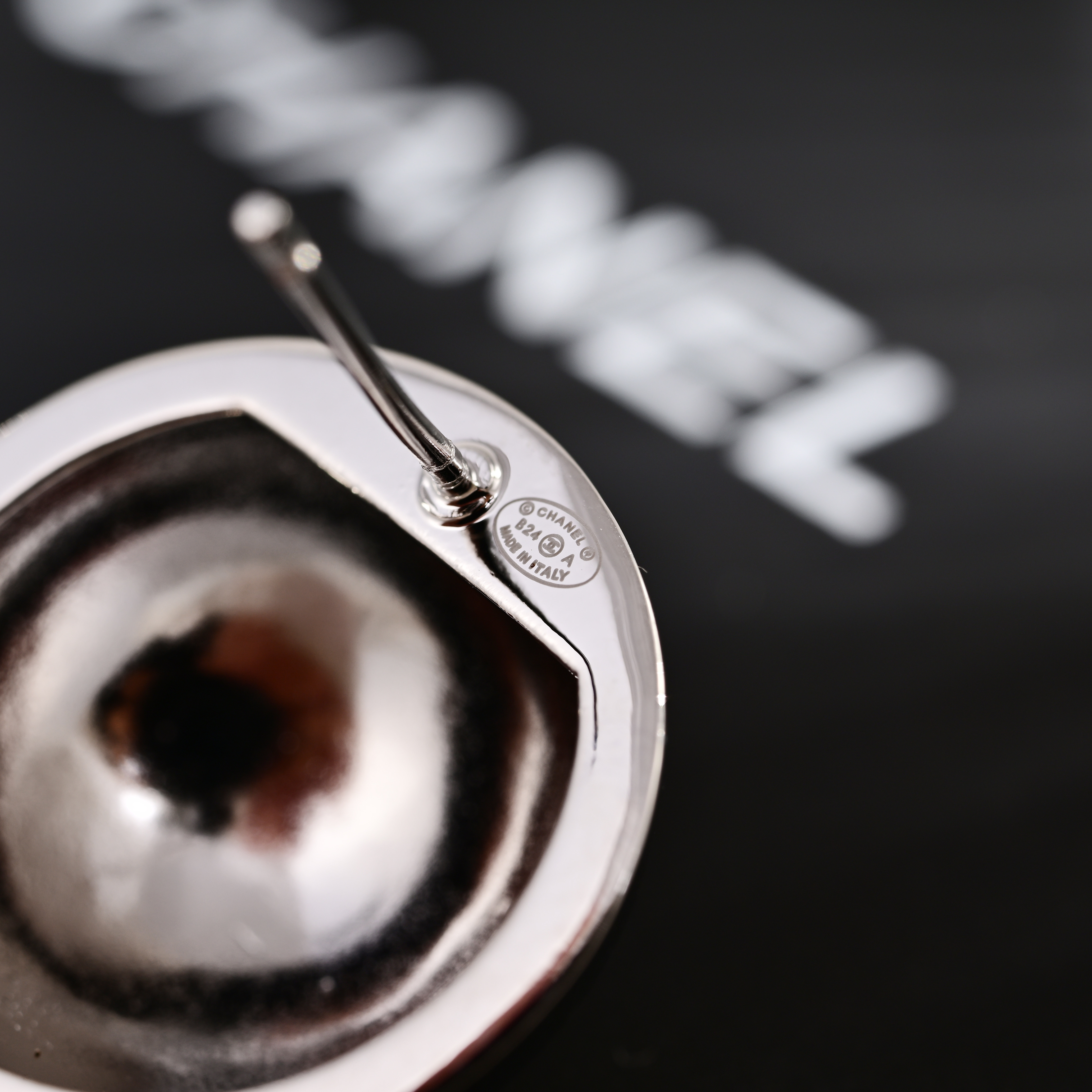 [TOP] CHANEL  Earrings - Sliver