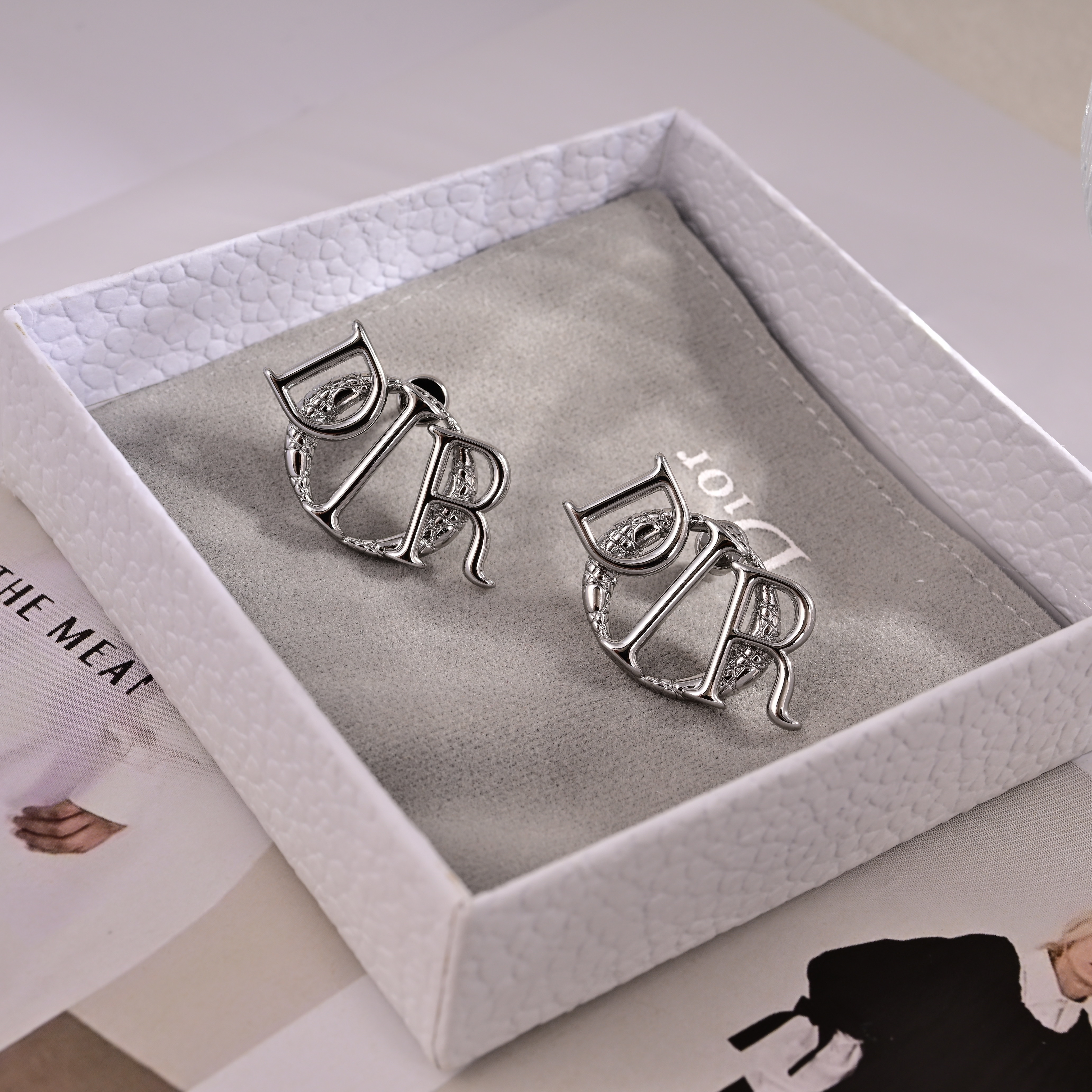 [TOP] Christian Dior Earrings - Sliver