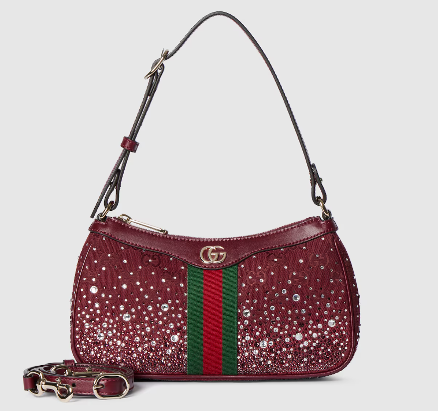 [TOP] GUCCI Ophidia Shoulder Bag 26 x 15 x 6.5 cm - Red