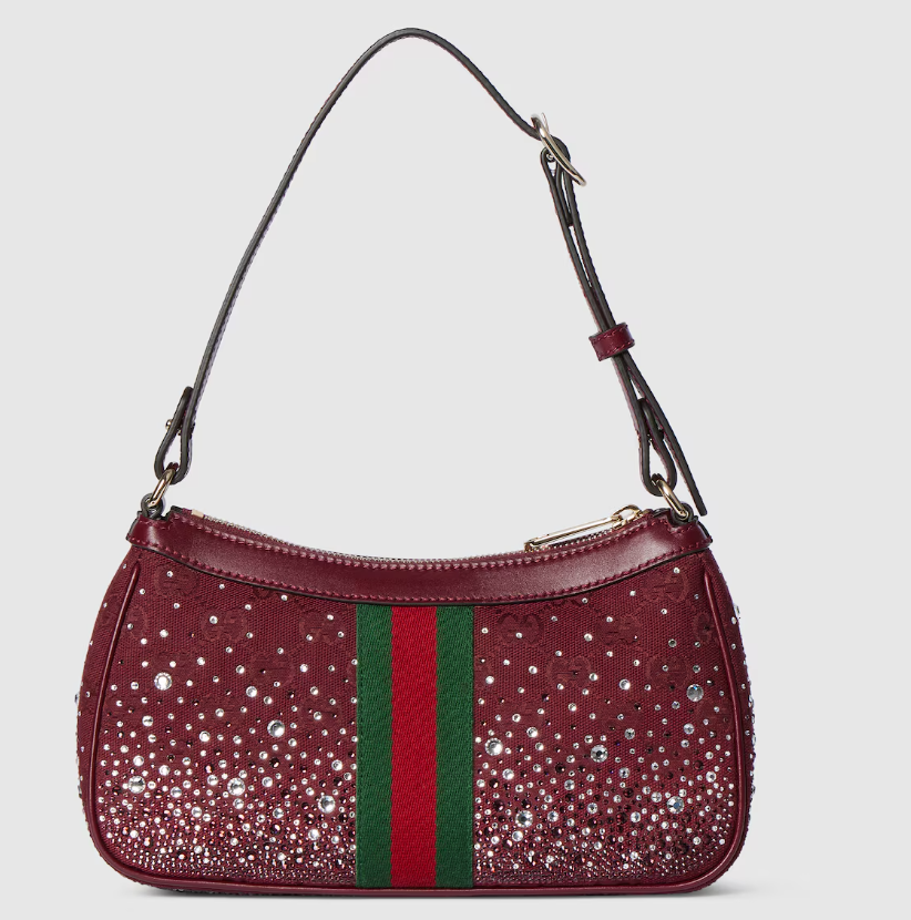 [TOP] GUCCI Ophidia Shoulder Bag 26 x 15 x 6.5 cm - Red