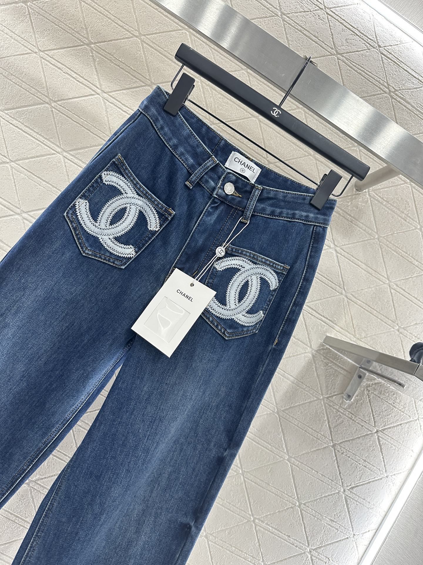 [TOP] CHANEL Pants -  Blue