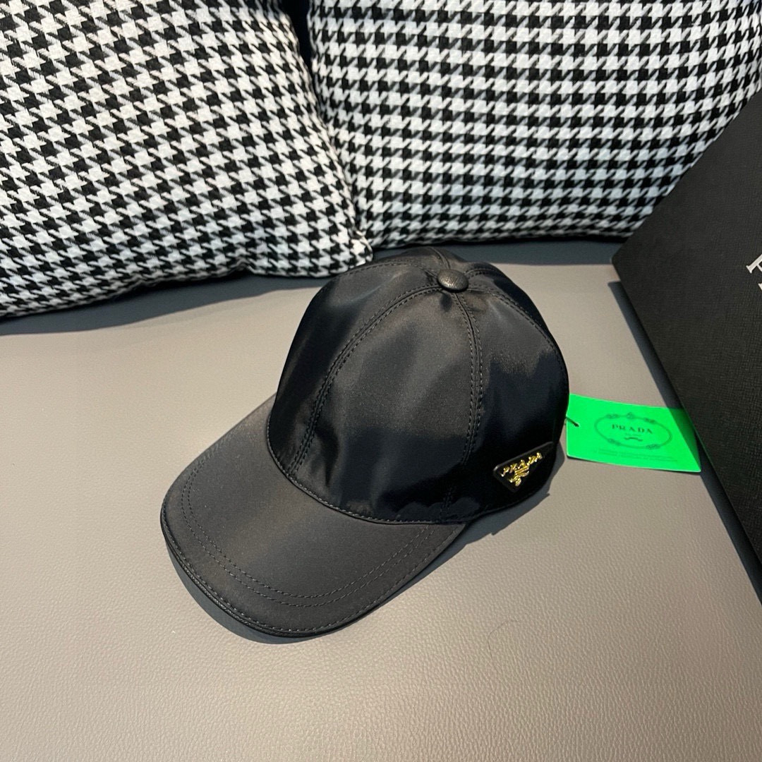 [TOP] PRADA Embroidered Baseball Cap - 3 Colors