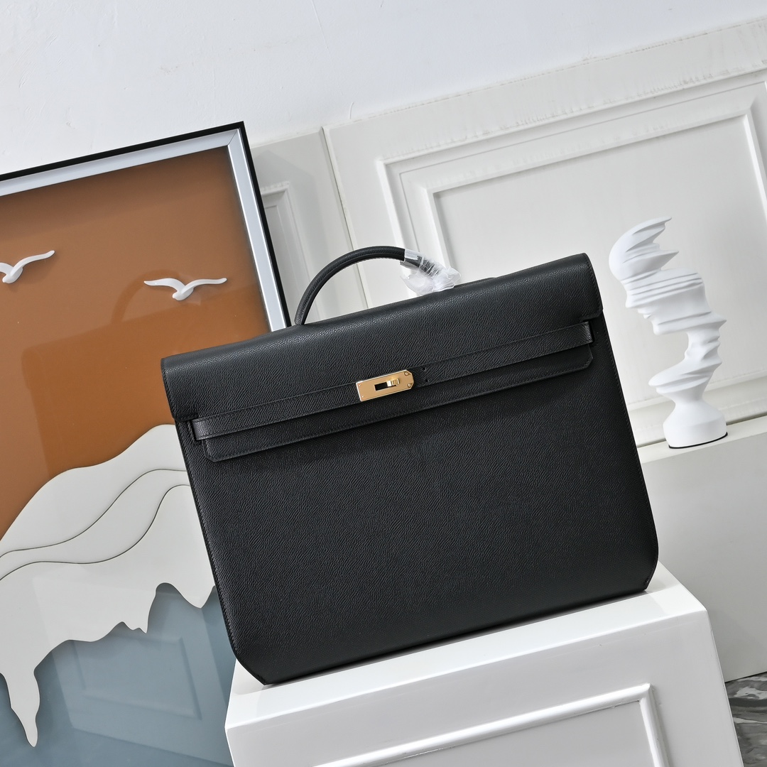 [TOP] HERMES Kelly Depeches Bag Epsom Leather 36x29x5cm - 8 Color