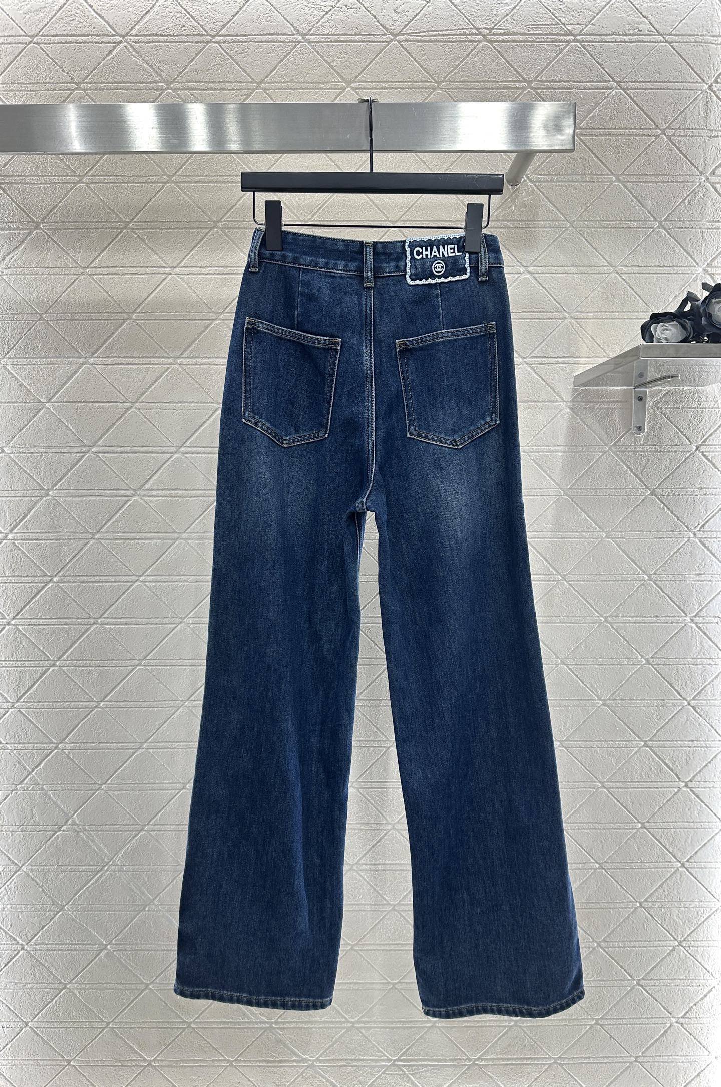 [TOP] CHANEL Pants -  Blue