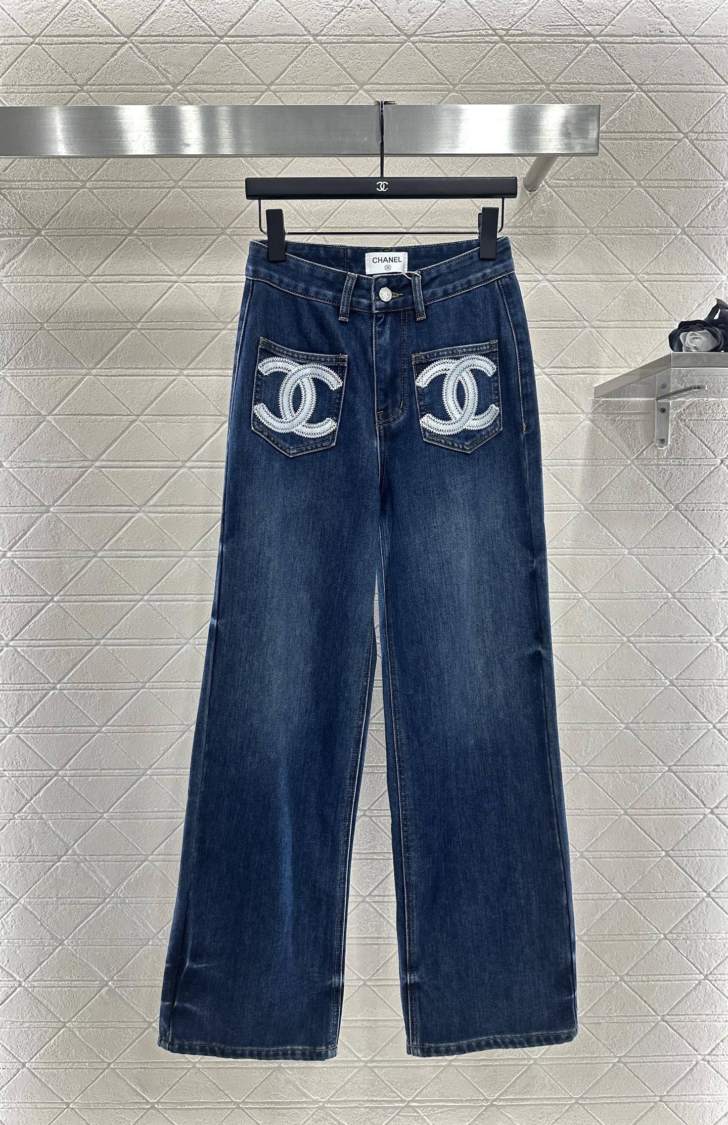 [TOP] CHANEL Pants -  Blue