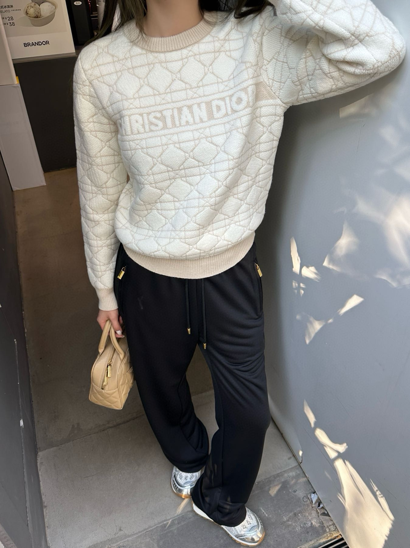 [TOP] Christian Dior Sweater  - Beige