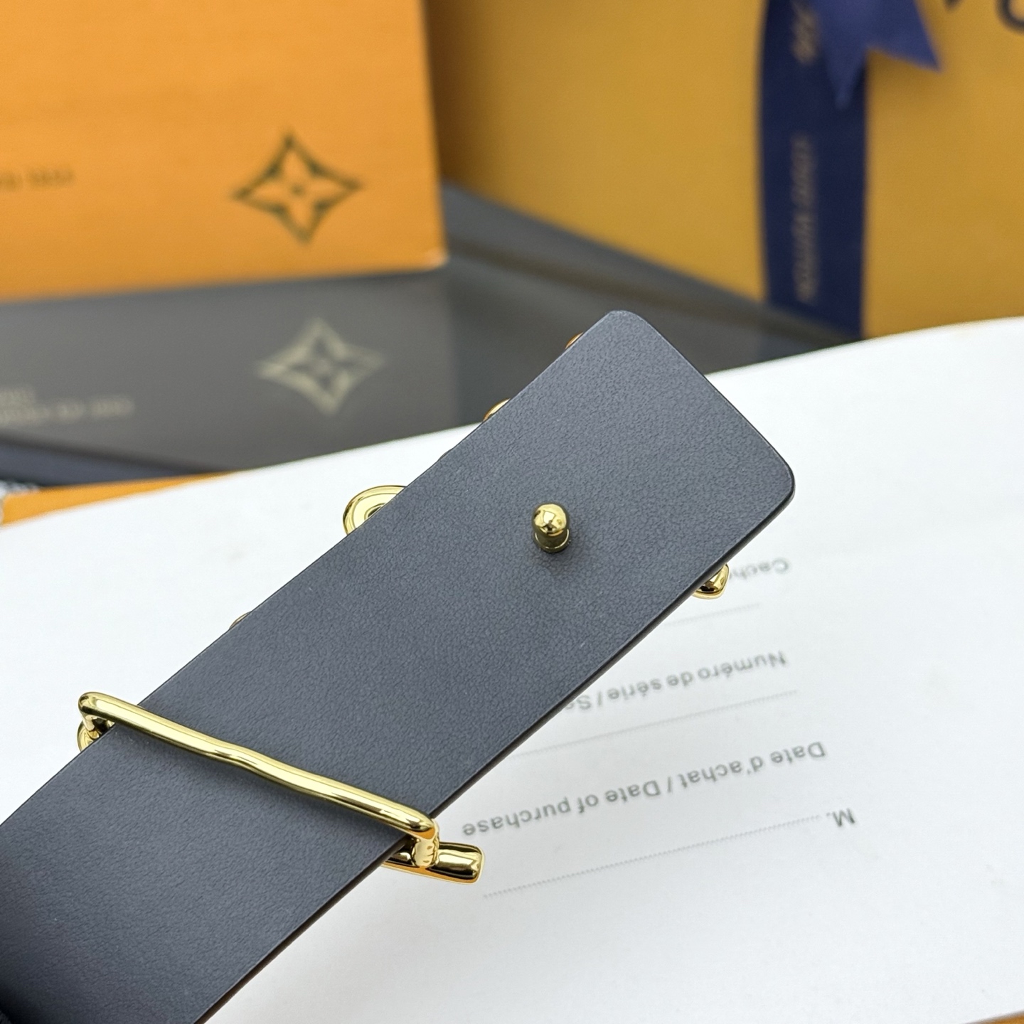 [TOP] Louis Vuitton LV Belt - Black