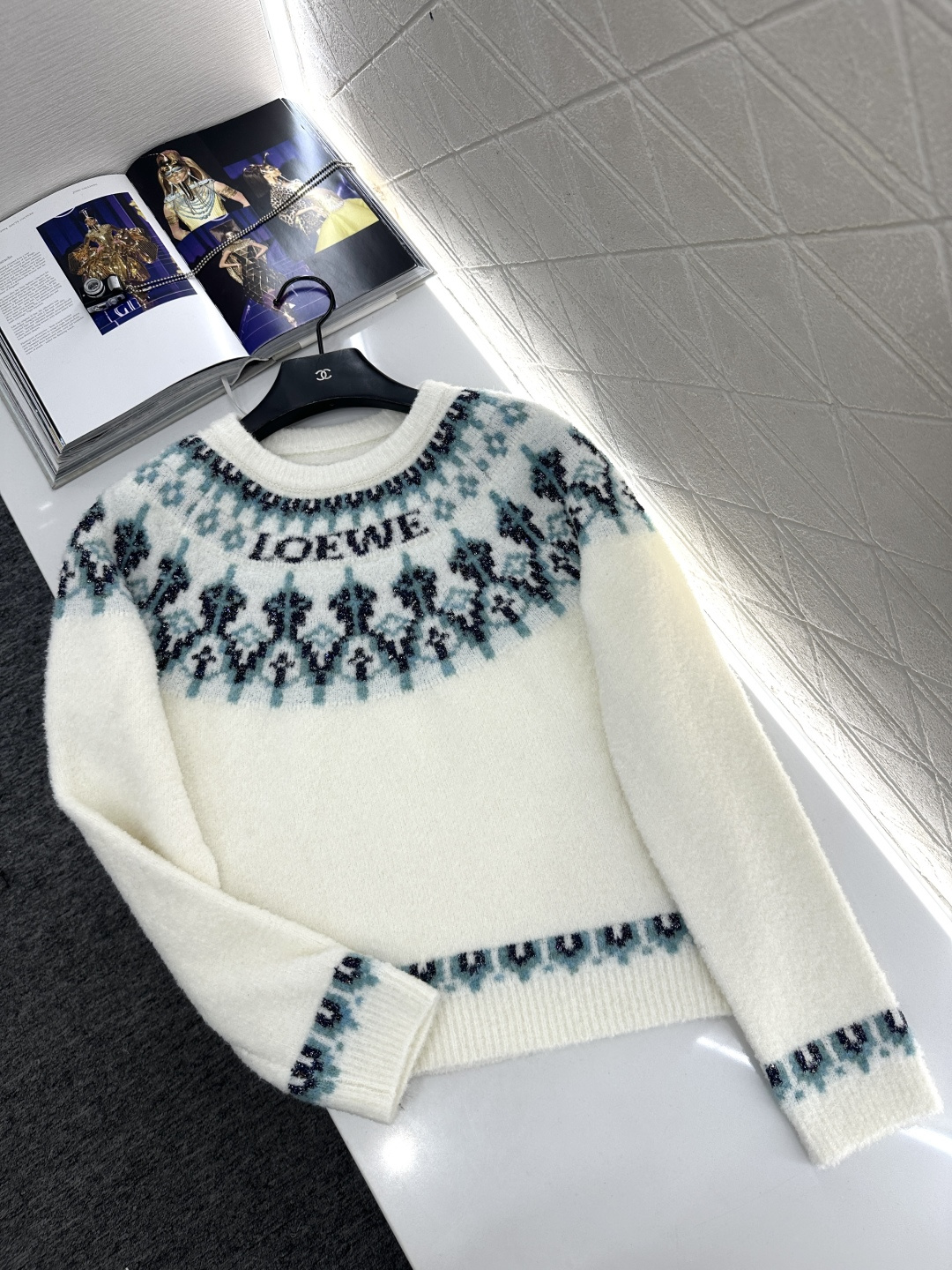[TOP] LOEWE Louiswain Sweater - Beige