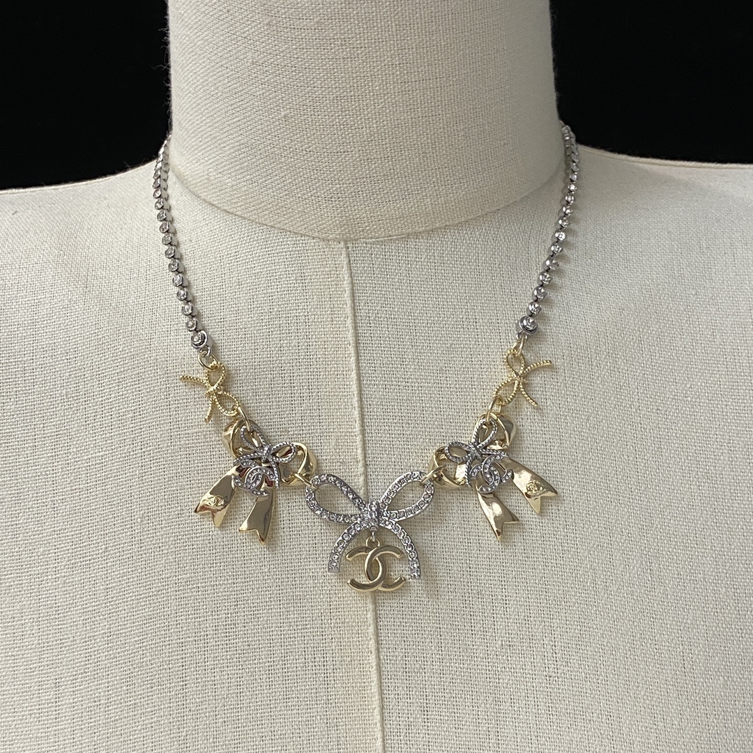 [TOP] CHANEL Necklace - Gold & Silver