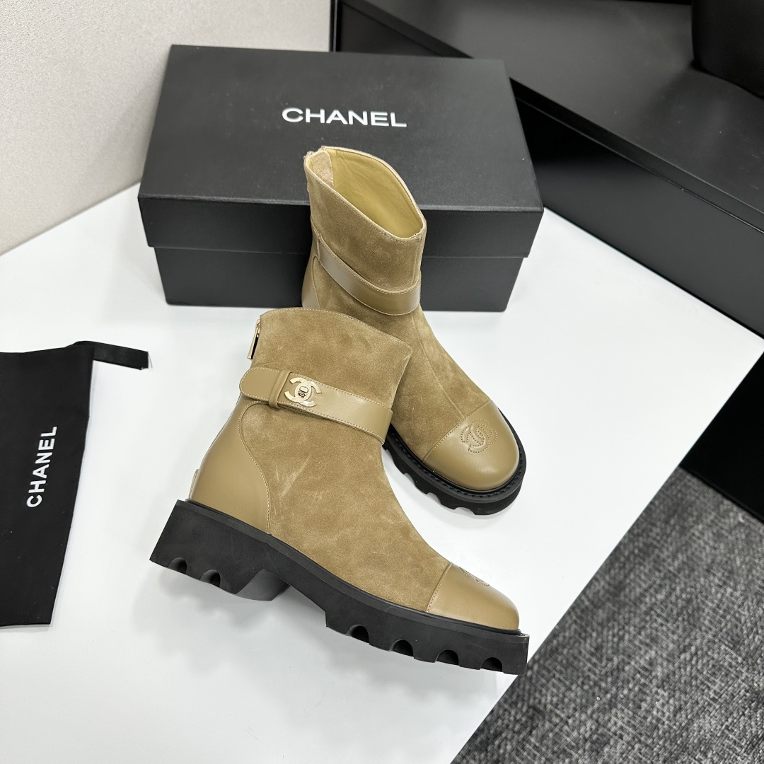 [TOP] CHANEL Short Boots - 3 Color