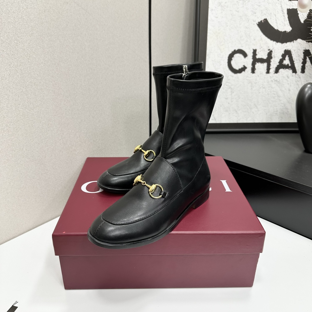 [TOP] GUCCI Jordaan Ankle Boots - 3 Colour