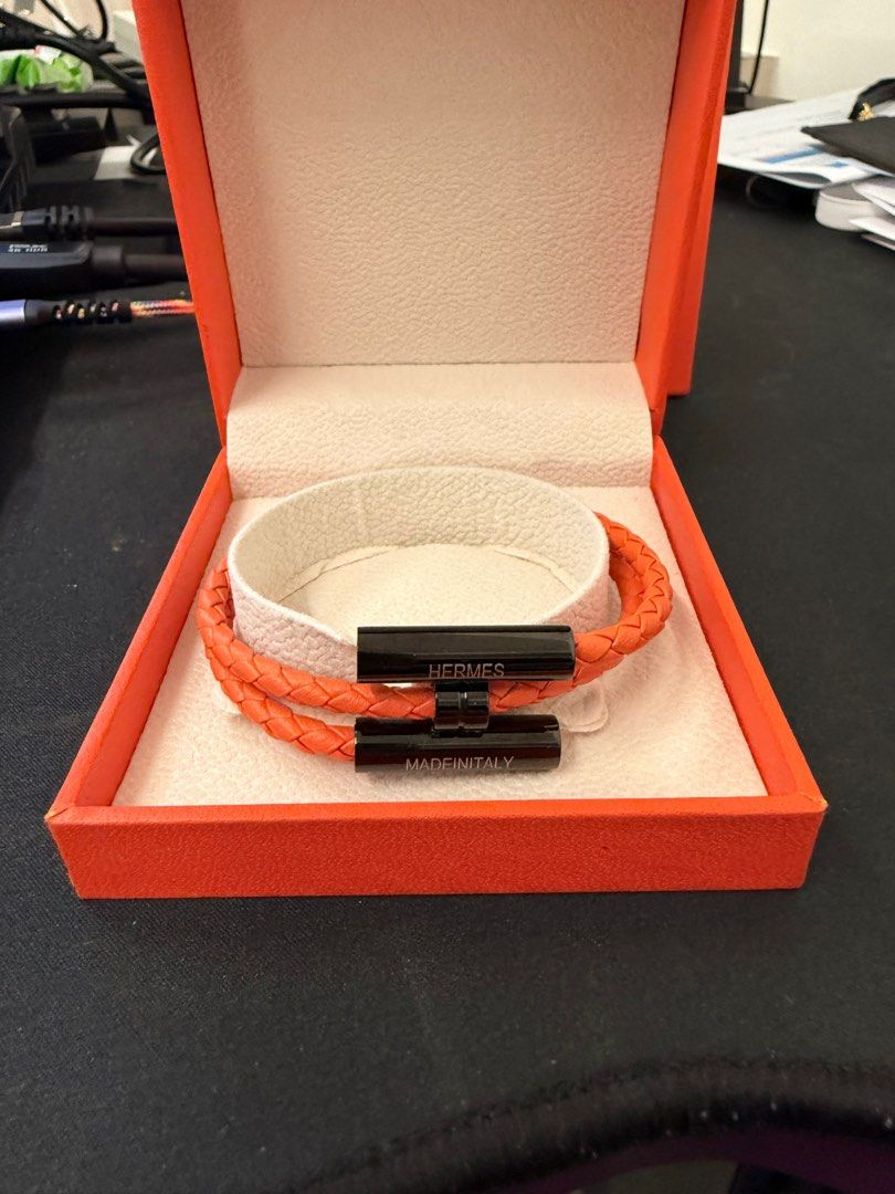 [TOP] HERMES Braided Rope Bracelet-3 Colors