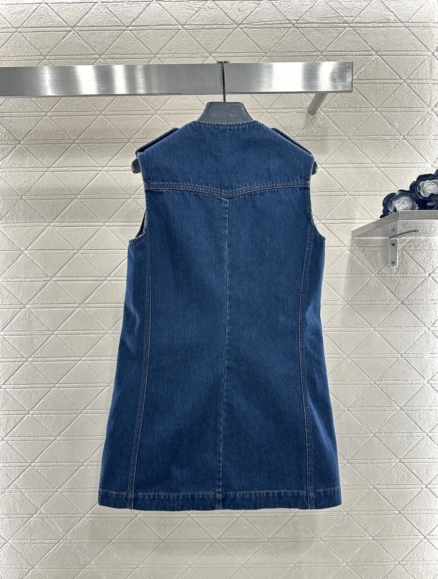 [TOP] Louis Vuitton LV Sleeveless  Dress - Blue