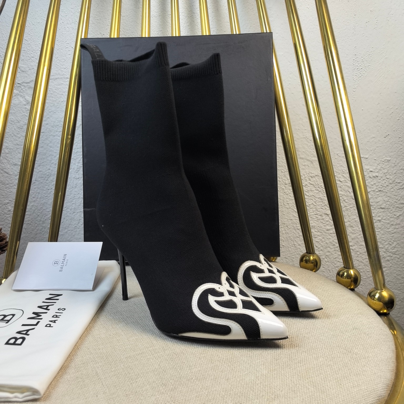 [TOP] Balmain Knit Boots - 3 Colour