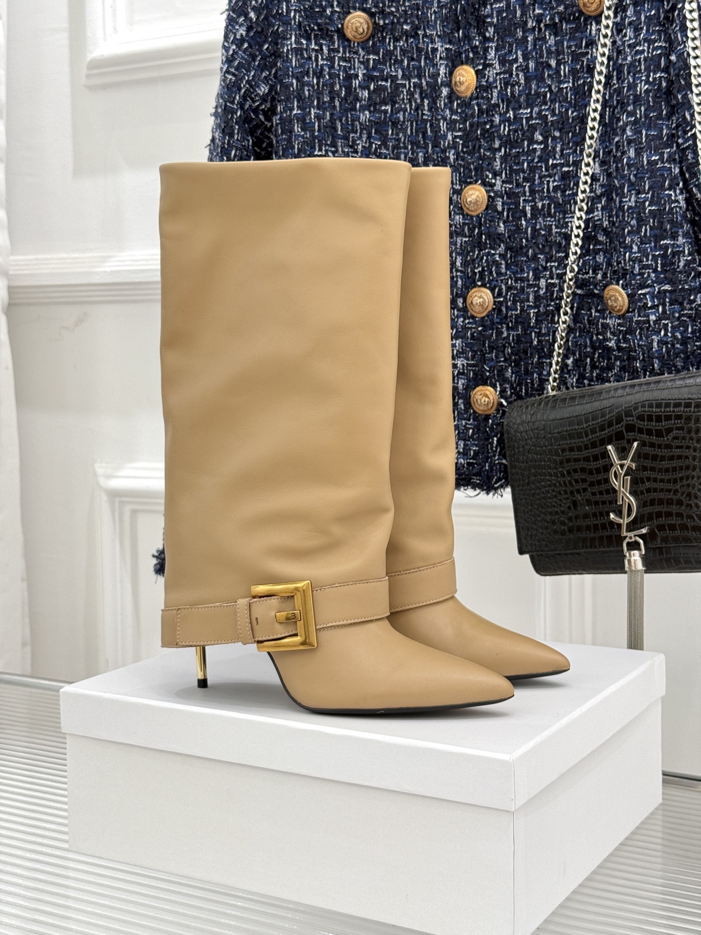 [TOP] Balmain Long Boots - 3 Colour