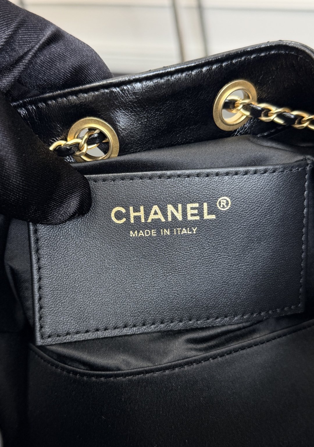[TOP] CHANEL Mini Hobo Bag 𝟐𝟎*𝟐𝟐*𝟏𝟐.𝟓𝐜𝐦 - Black