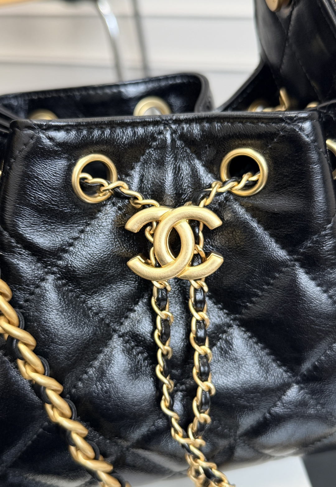 [TOP] CHANEL Mini Hobo Bag 𝟐𝟎*𝟐𝟐*𝟏𝟐.𝟓𝐜𝐦 - Black