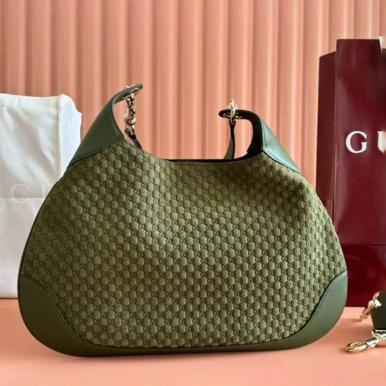 [TOP] GUCCI Medium Shoulder Bag  Suede Leather 42 x 36 x 2cm - 2 Colors