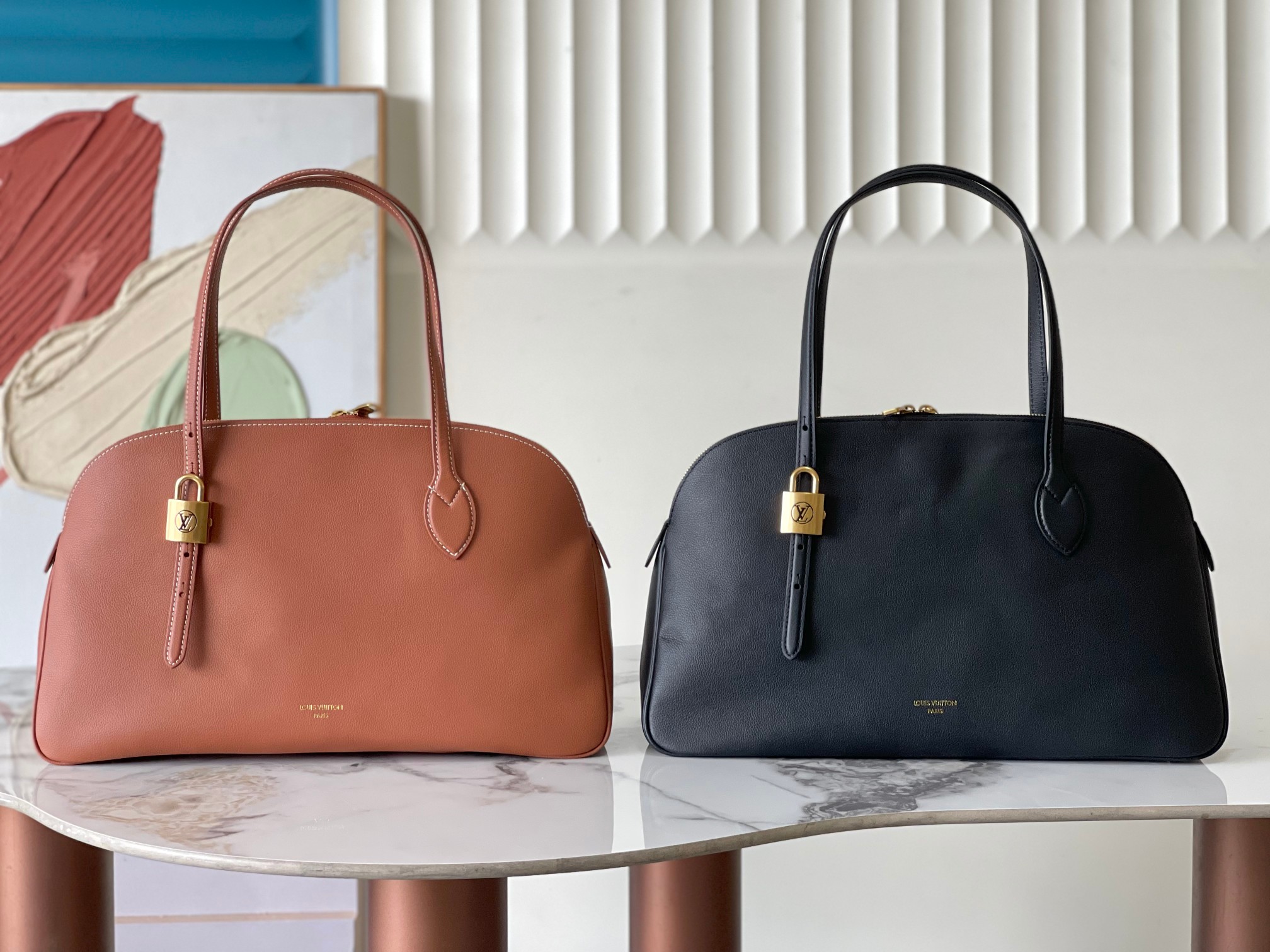 [TOP] Louis Vuitton LV Low Key Duffle Tote Bag 43.5x30.5x13cm - 2 Colors