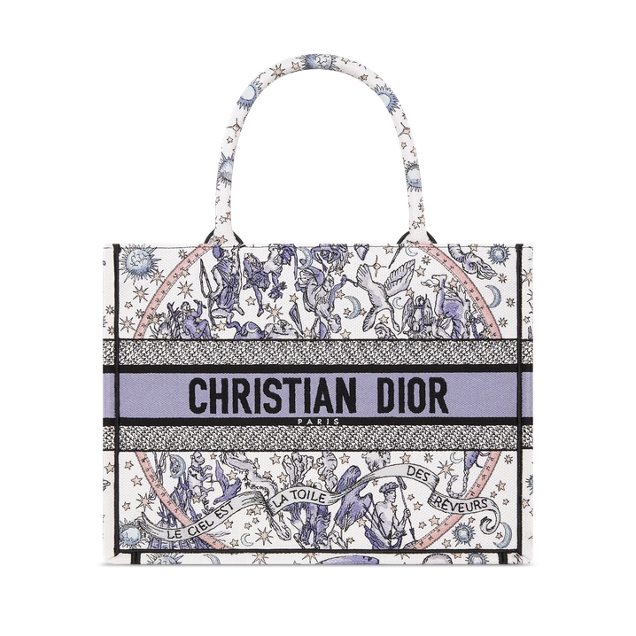 [TOP] Christian Dior Book Tote Bag 36*16*27cm - Purple