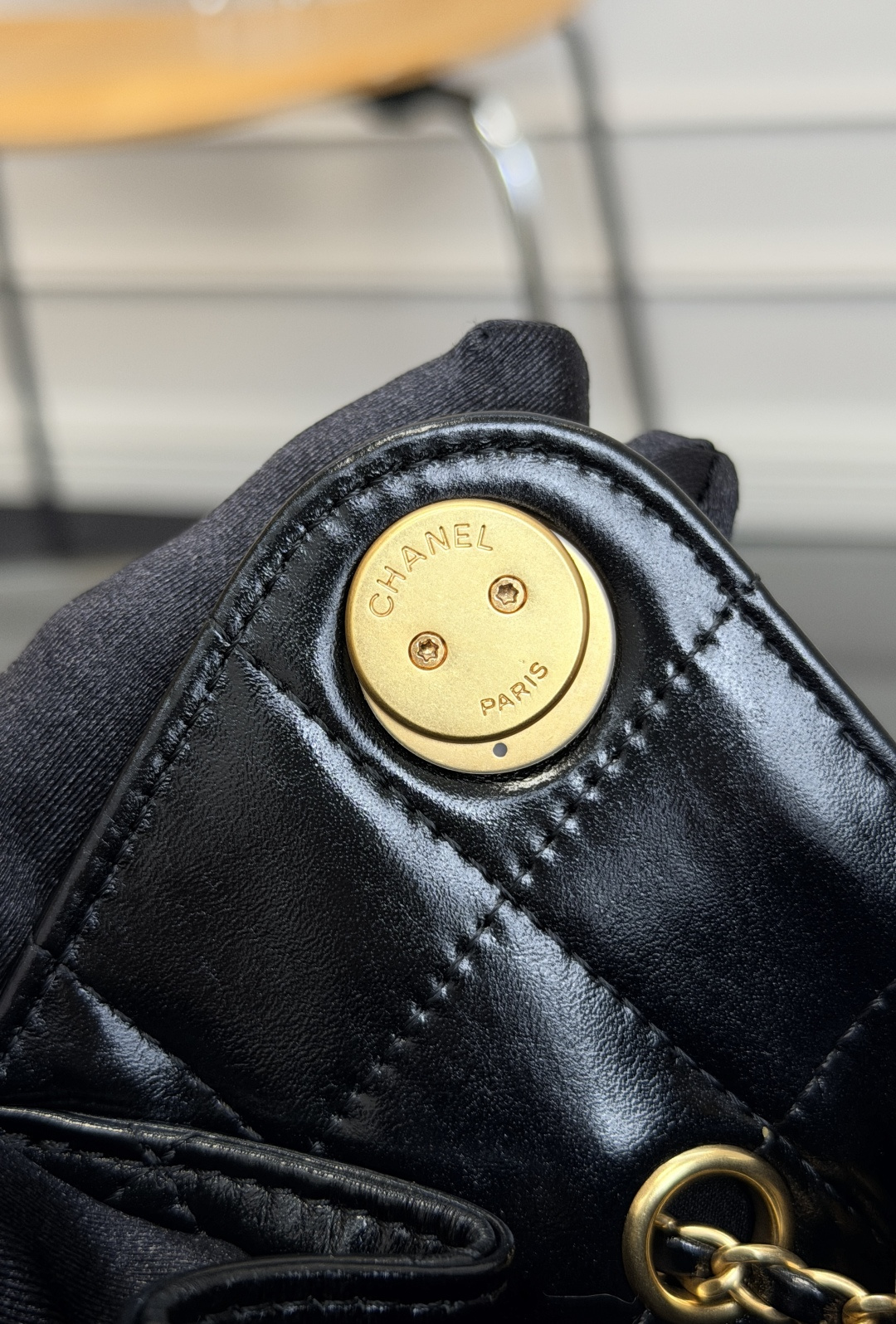 [TOP] CHANEL Mini Hobo Bag 𝟐𝟎*𝟐𝟐*𝟏𝟐.𝟓𝐜𝐦 - Black