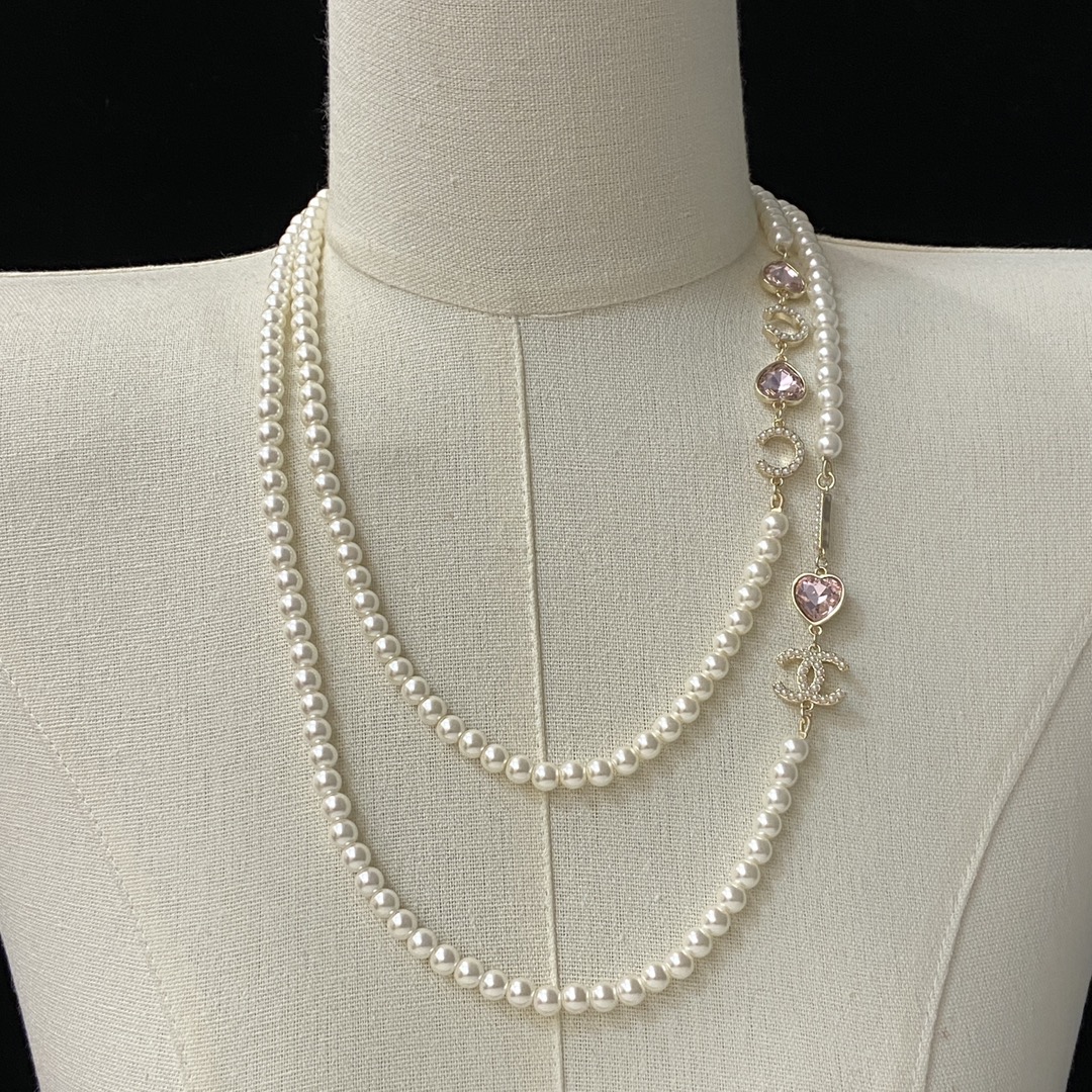 [TOP] CHANEL Long Necklace - Gold