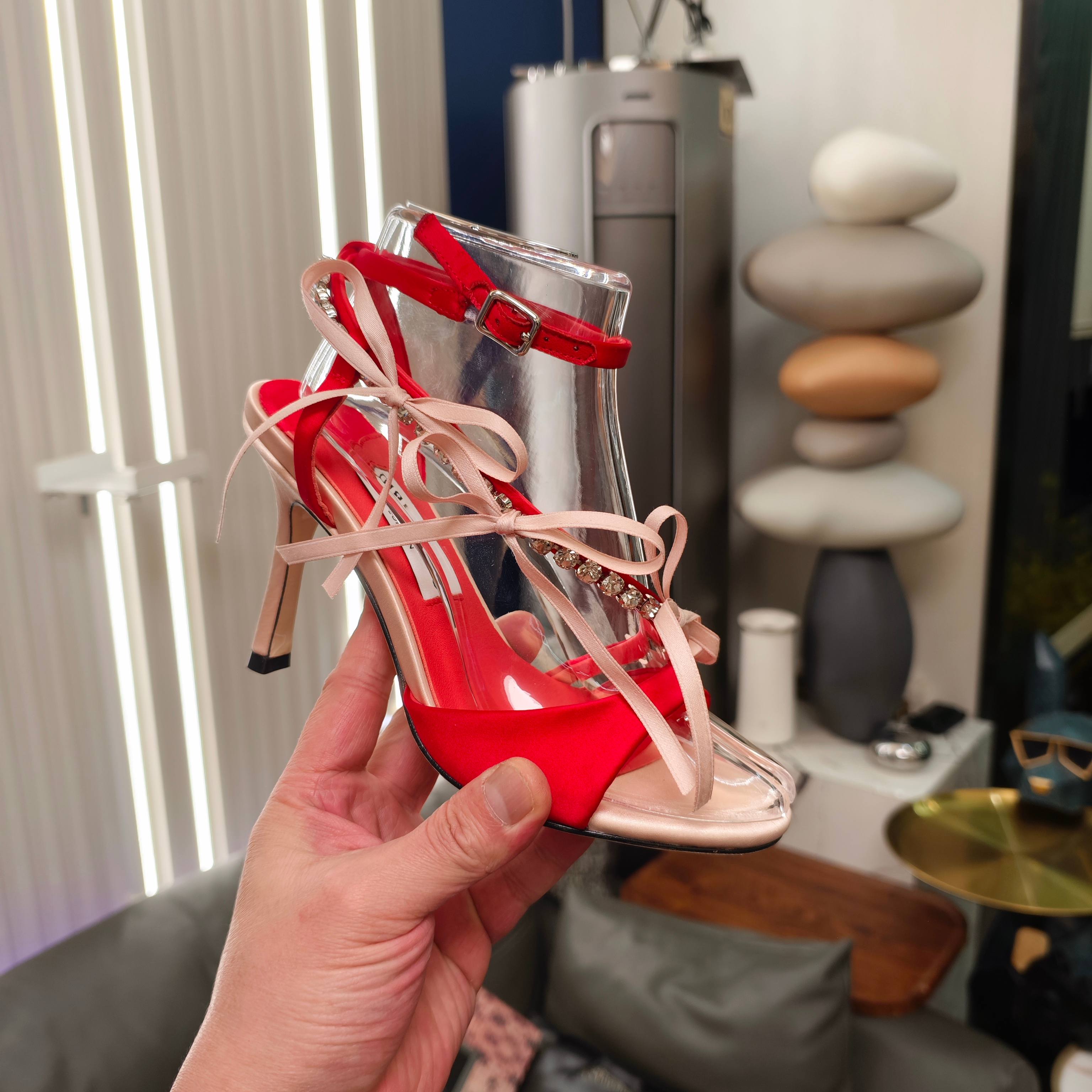 [TOP] Jimmy Choo Jimmy Choo Lula 100 Sandals - 4 Color