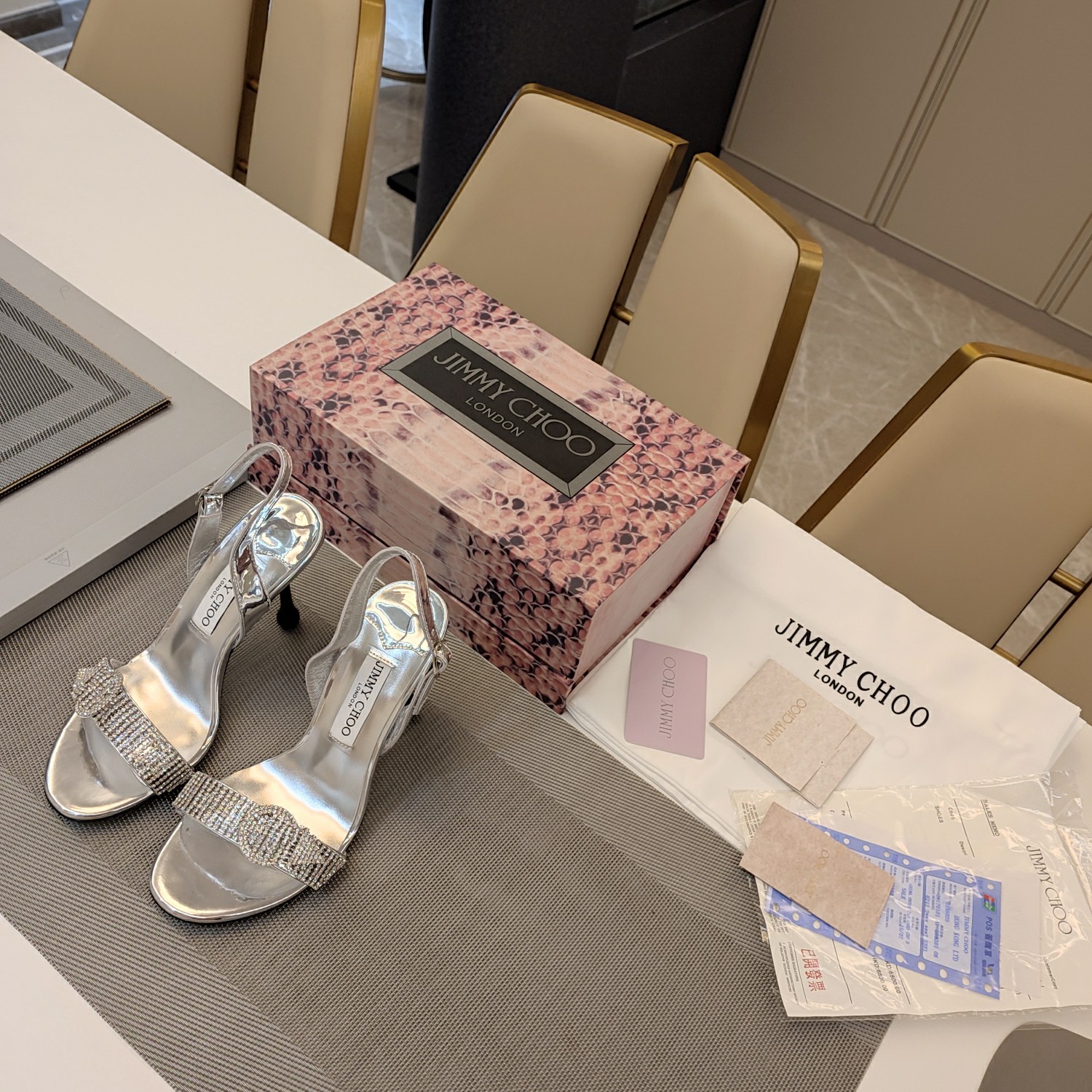 [TOP] Jimmy Choo Jimmy Choo 100mm Tabatha Sandals - 4 Color