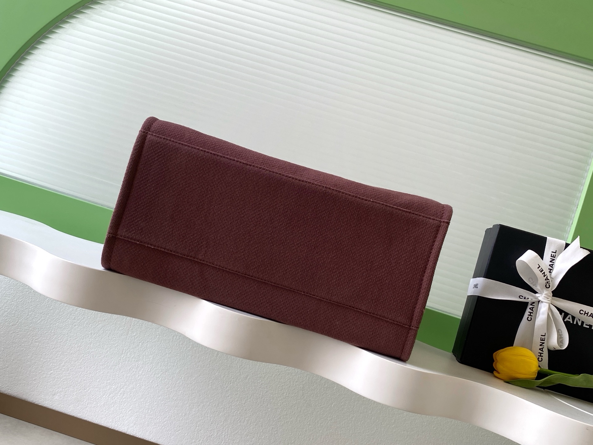 [TOP] CHANEL Beach Bag 38cm/33cm -  Beige