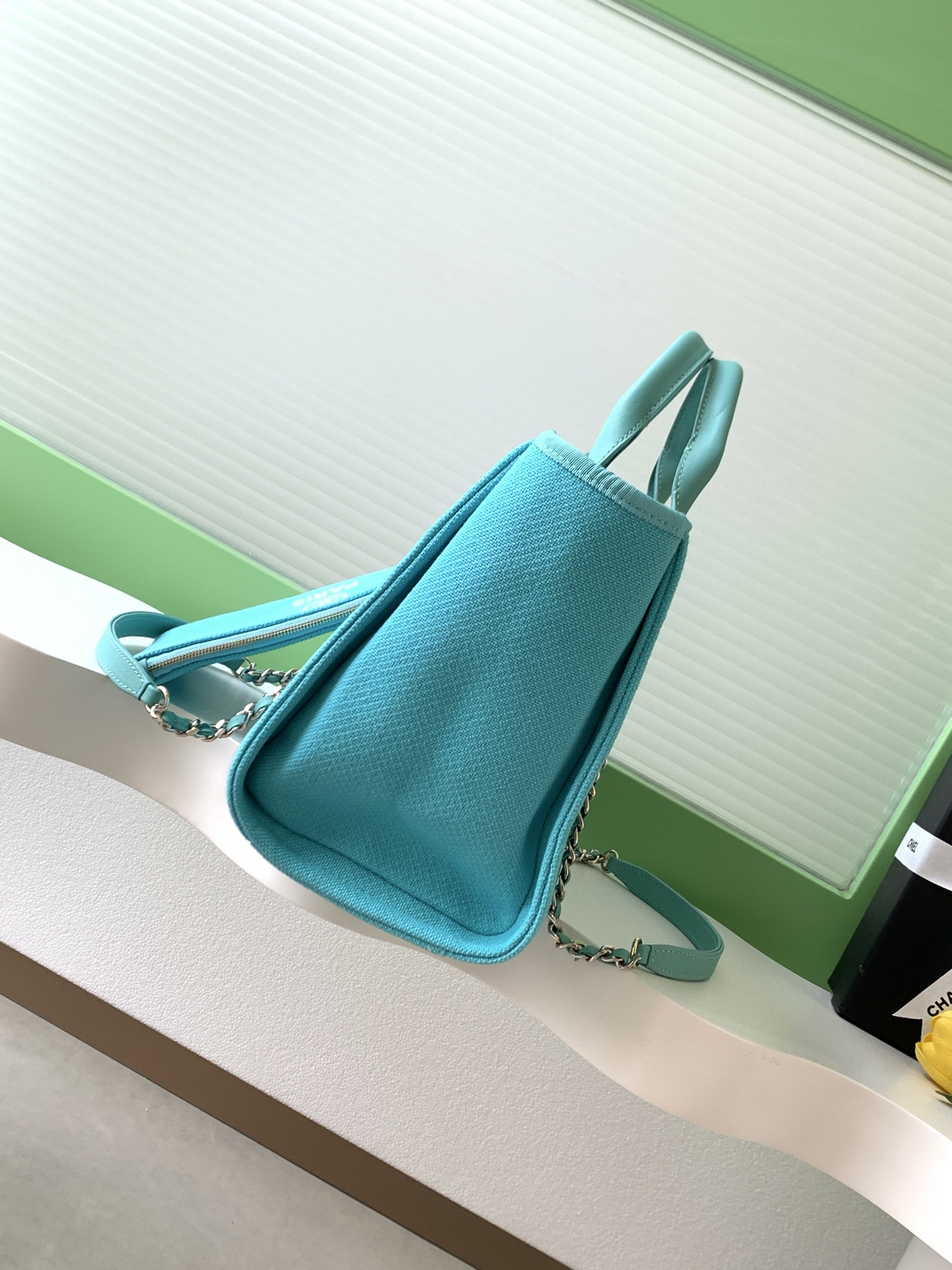 [TOP] CHANEL Beach Bag 38cm/33cm -  Beige