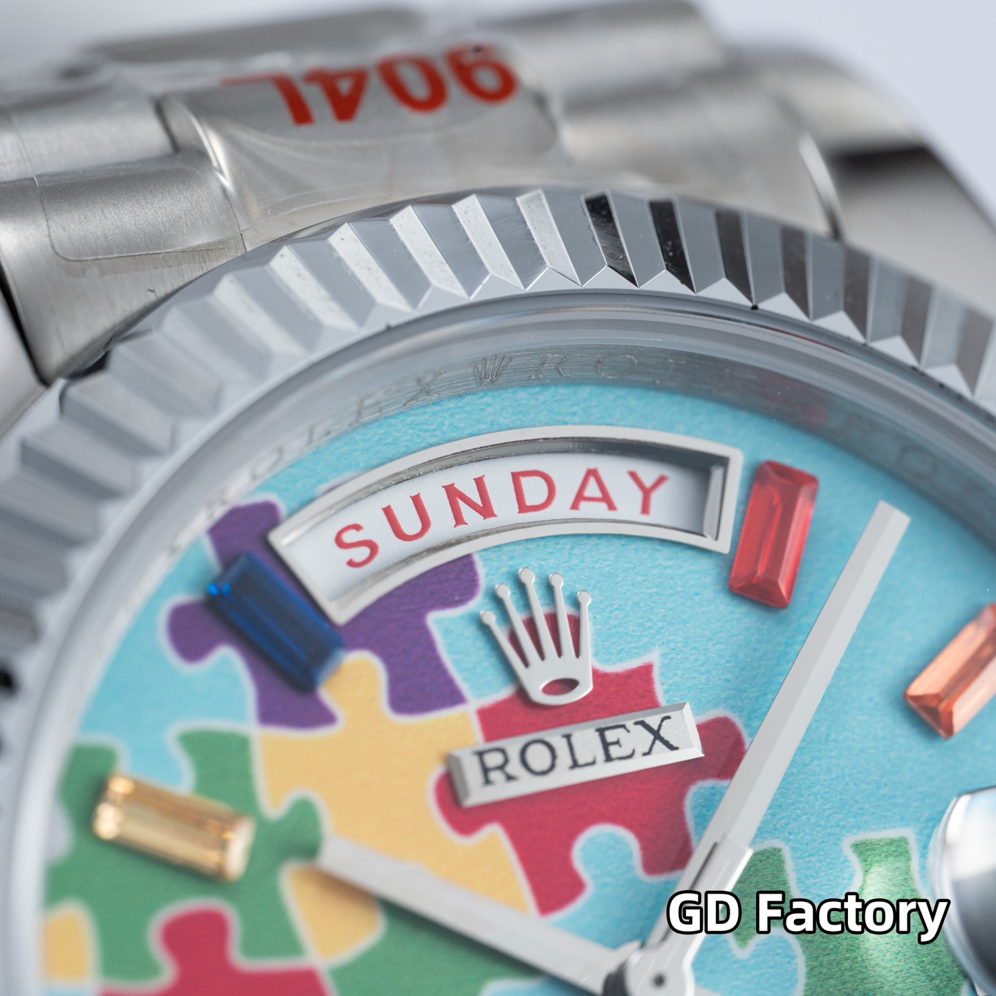 [TOP] ROLEX Men's Watch 40mm - Blue