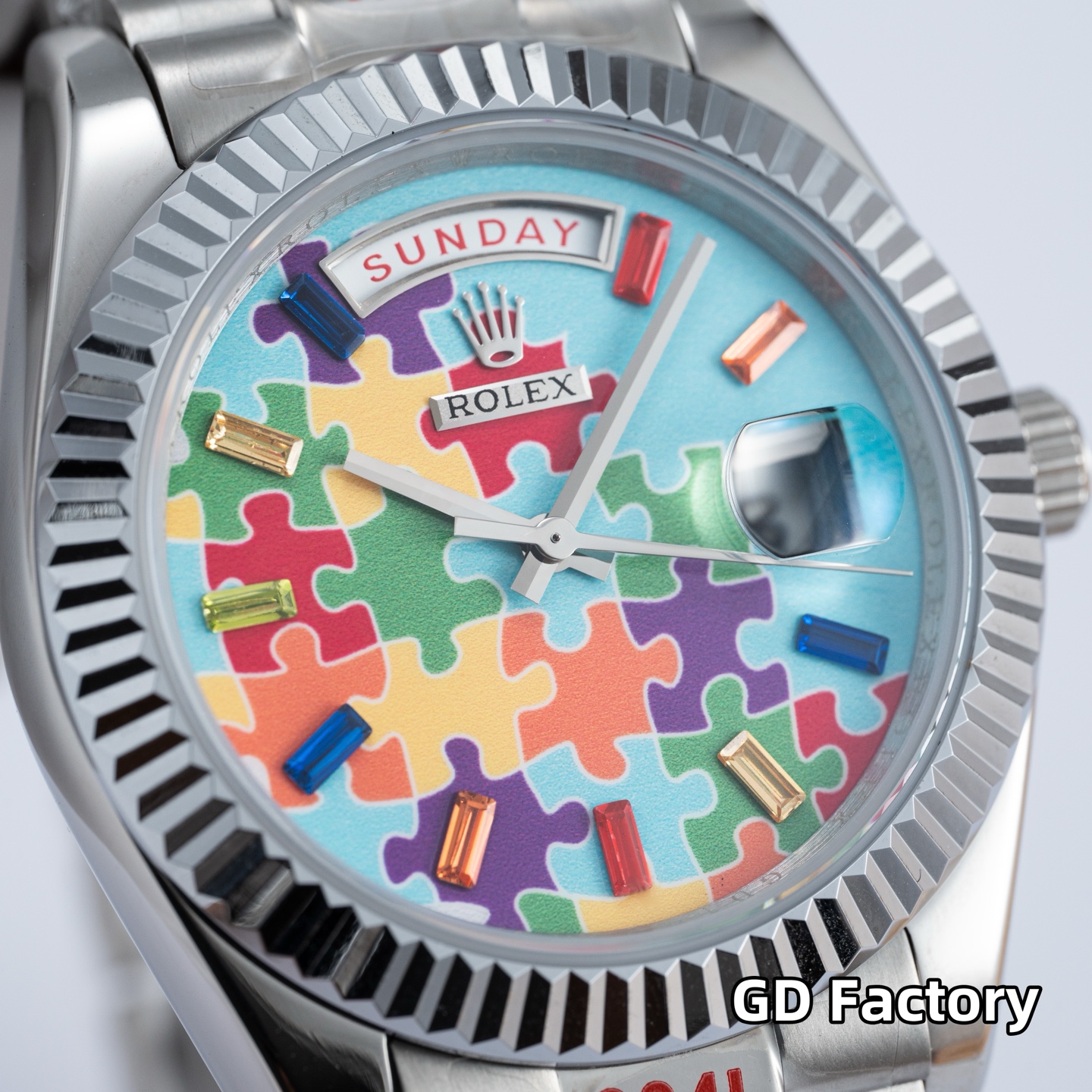 [TOP] ROLEX Men's Watch 40mm - Blue