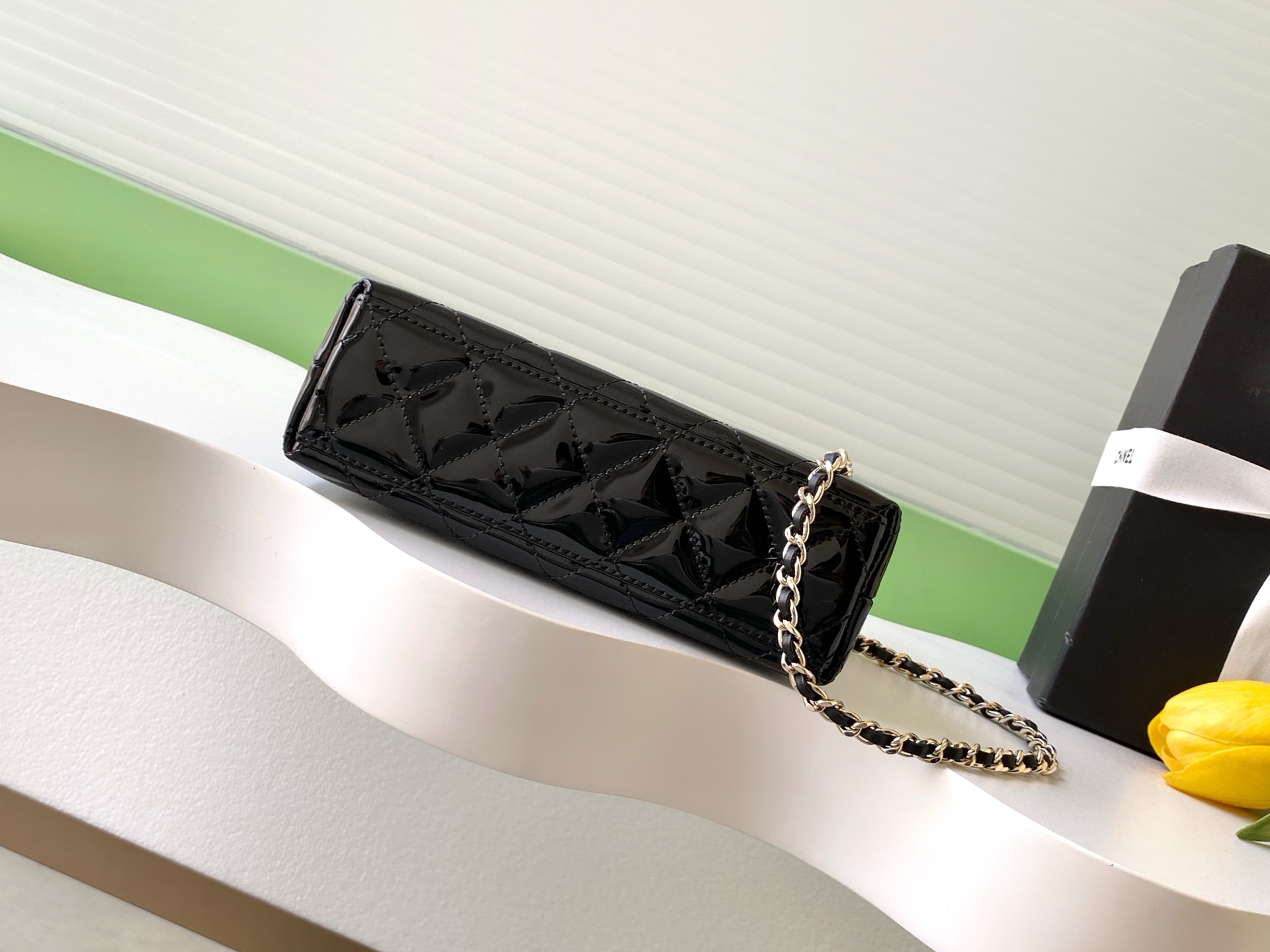 [TOP] CHANEL Kelly Handbag 19*13*7CM - Black&GHW