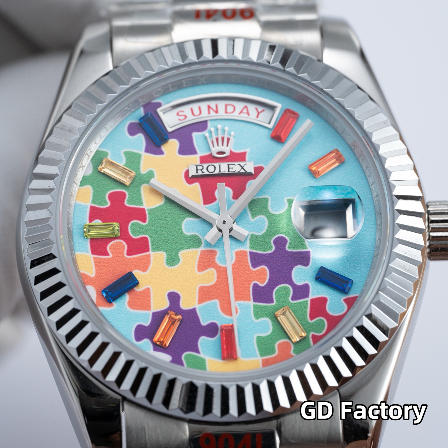 [TOP] ROLEX Men's Watch 40mm - Blue