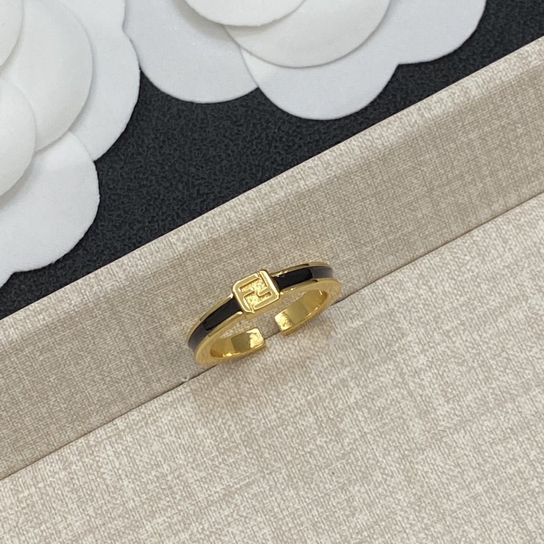 [TOP] FENDI FF Rings - 2 Colors