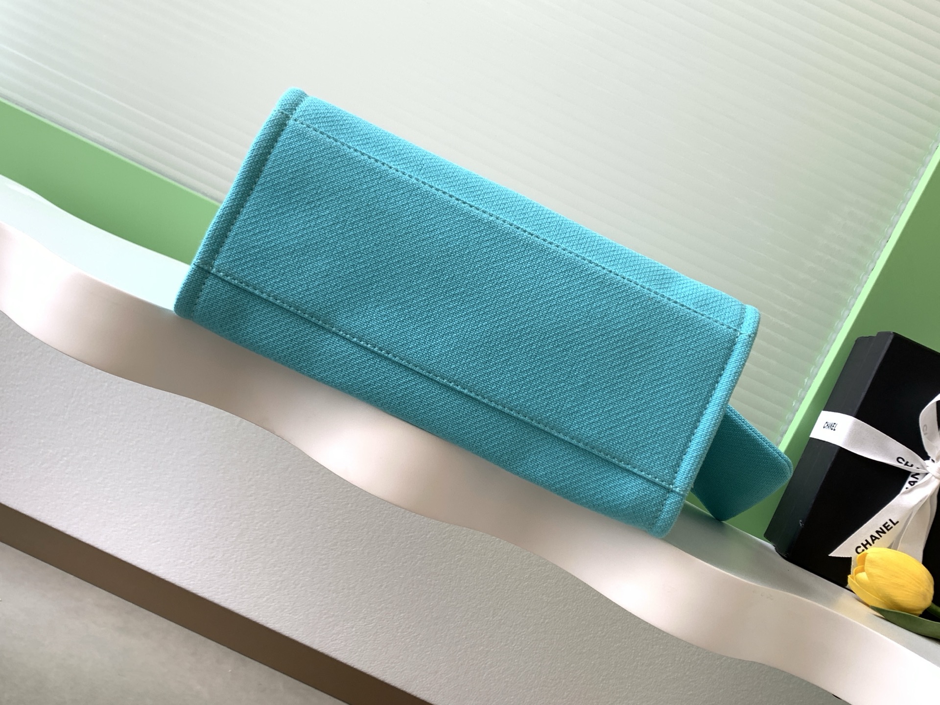 [TOP] CHANEL Beach Bag 38cm/33cm -  Beige